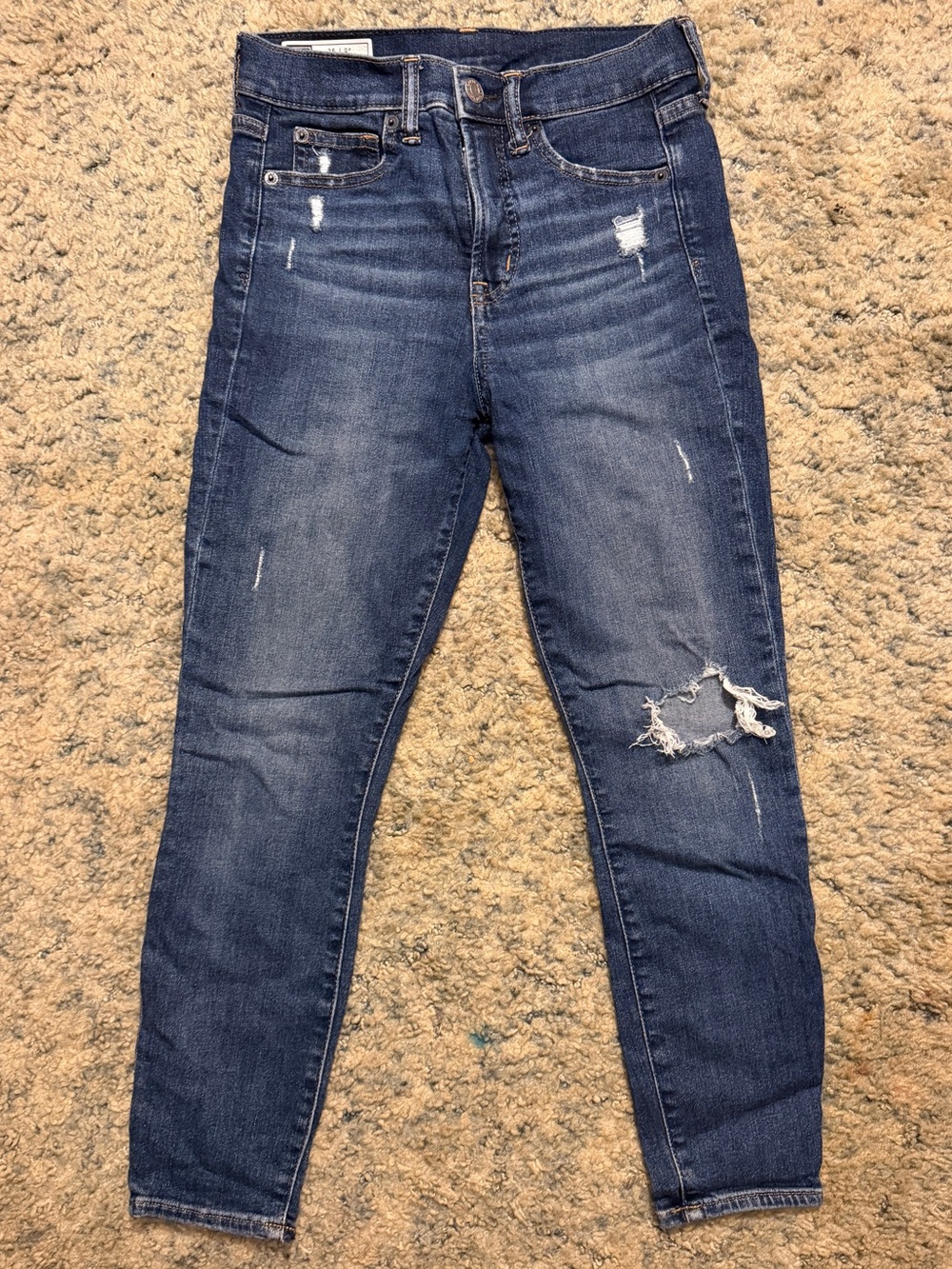NWOT Women's Gap True Skinny Ankle High rise Jeans Size 25 0 Petite